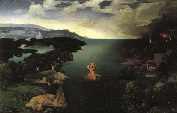 PATENIER, Joachim Crossing the Styx Spain oil painting art